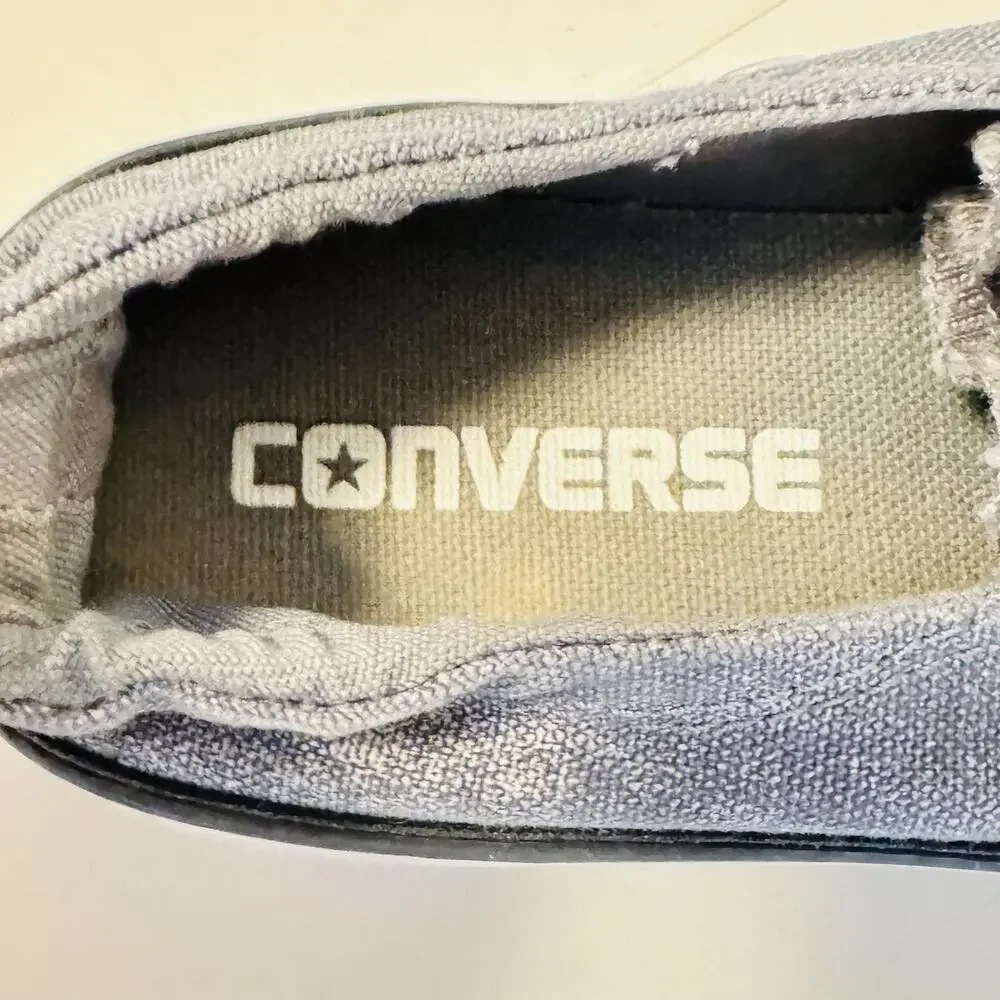 Converse Shoes Womens 5 Blue Chuck Taylor All Star Shoreline Slip On Sneakers - Picture 9 of 11